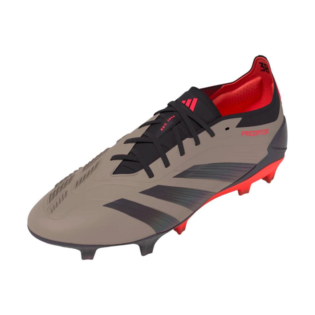 adidas Predator Elite FG - Platinum/Black/Carbon Mens Footwear   - Third Coast Soccer