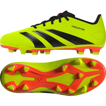 adidas Junior Predator Club FG - Solar Yellow/Black/Solar Red Youth Footwear   - Third Coast Soccer