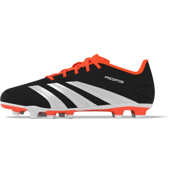 adidas Junior Predator Club FG - Black/White/Red Youth Footwear   - Third Coast Soccer