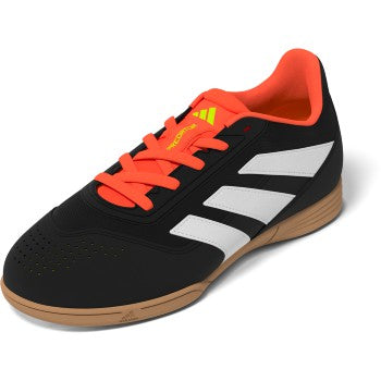 adidas Junior Predator Club In Sala - Black/White/Red Youth Footwear   - Third Coast Soccer