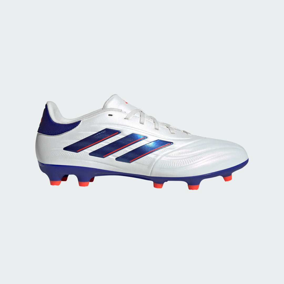 adidas Copa Pure 2 League FG - White/Lucid Blue/Solar Red Mens Footwear   - Third Coast Soccer