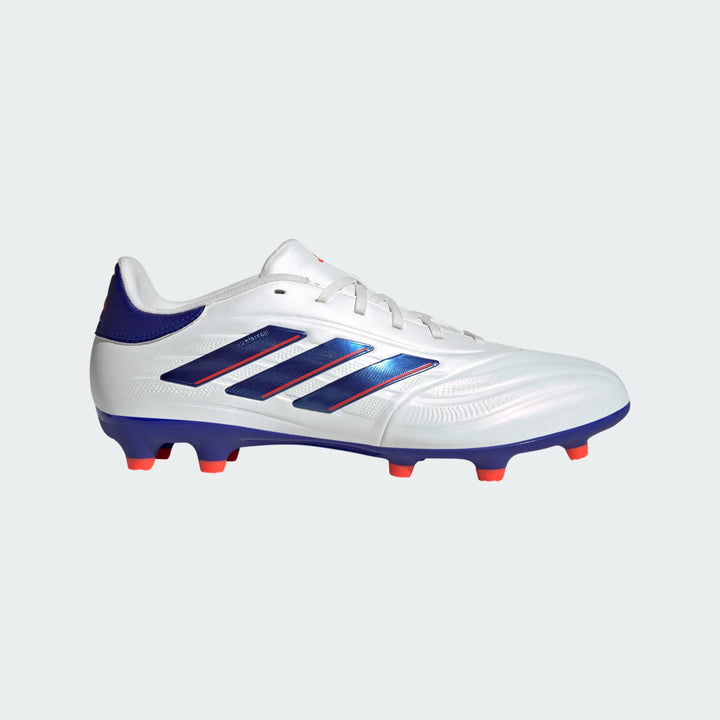 adidas Copa Pure 2 League FG - White/Lucid Blue/Solar Red Mens Footwear   - Third Coast Soccer
