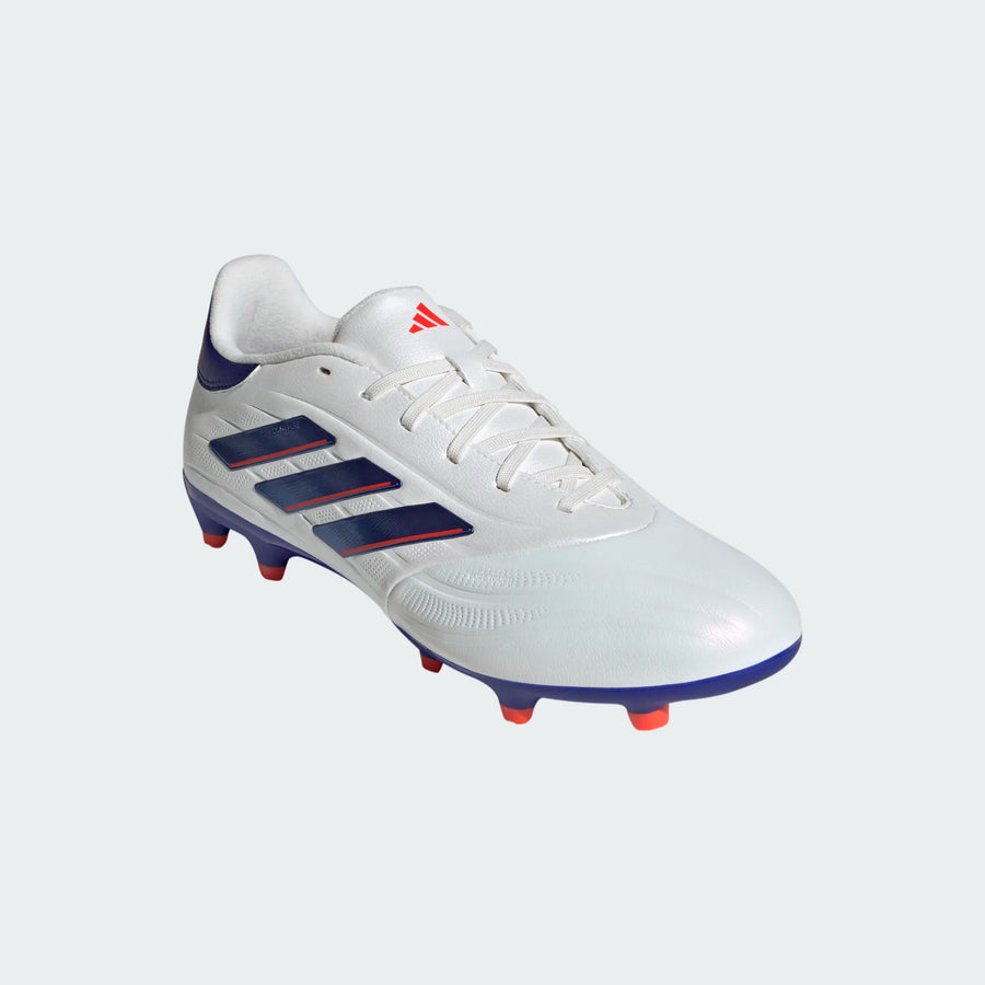 adidas Copa Pure 2 League FG - White/Lucid Blue/Solar Red Mens Footwear   - Third Coast Soccer