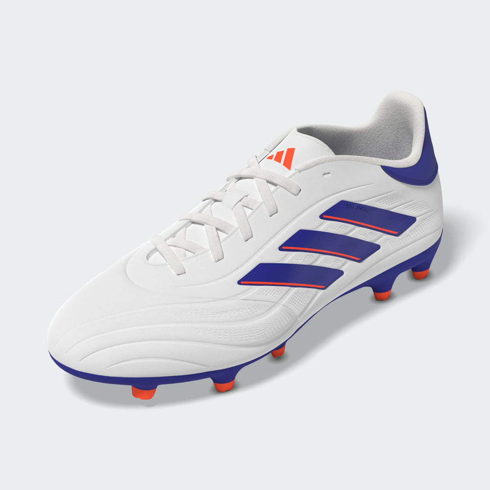 adidas Copa Pure 2 League FG - White/Lucid Blue/Solar Red Mens Footwear   - Third Coast Soccer