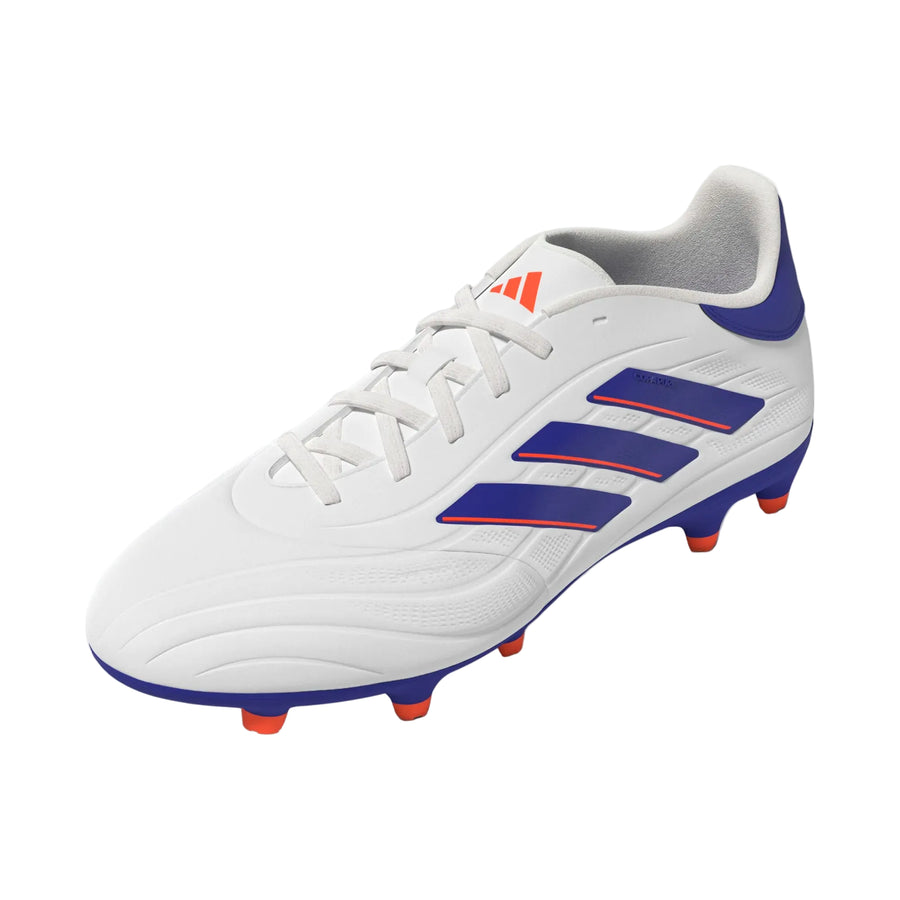 adidas Copa Pure 2 League FG - White/Lucid Blue/Solar Red Mens Footwear   - Third Coast Soccer