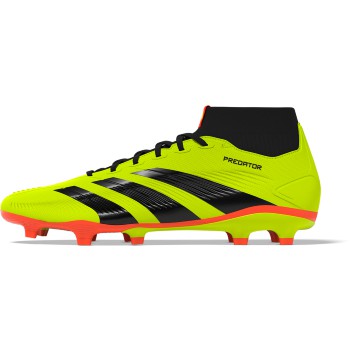adidas Predator League Sock FG - Solar Yellow/Black/Red Mens Footwear   - Third Coast Soccer