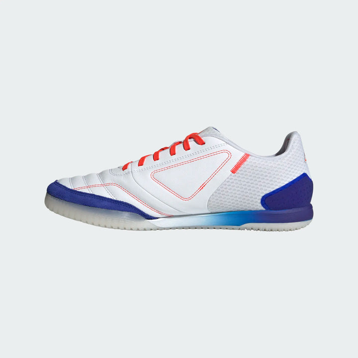 adidas Top Sala Competition - White/Lucid Blue/Solar Red Mens Footwear   - Third Coast Soccer