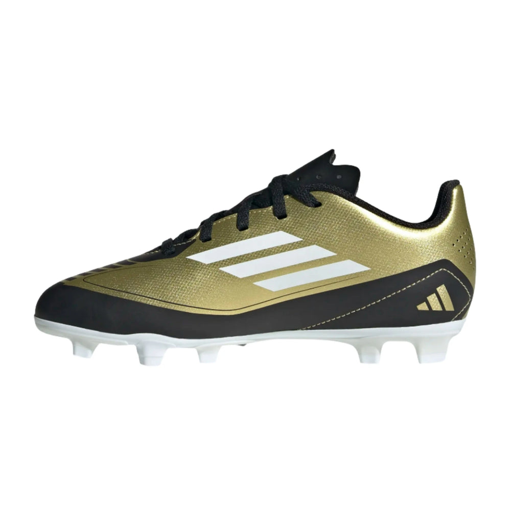 adidas Junior F50 Messi Club FG - Gold/White/Black Youth Footwear   - Third Coast Soccer