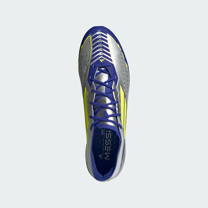 adidas F50 Messi Elite FG - Silver/Yellow/Blue Men's Footwear - Third Coast Soccer