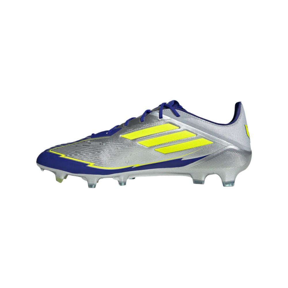 adidas F50 Messi Elite FG - Silver/Yellow/Blue Men's Footwear - Third Coast Soccer