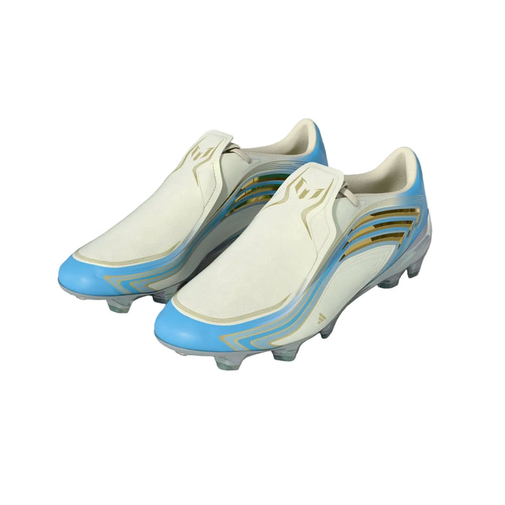 adidas F50 Messi Elite FG - Ivory/Blue Men's Footwear - Third Coast Soccer