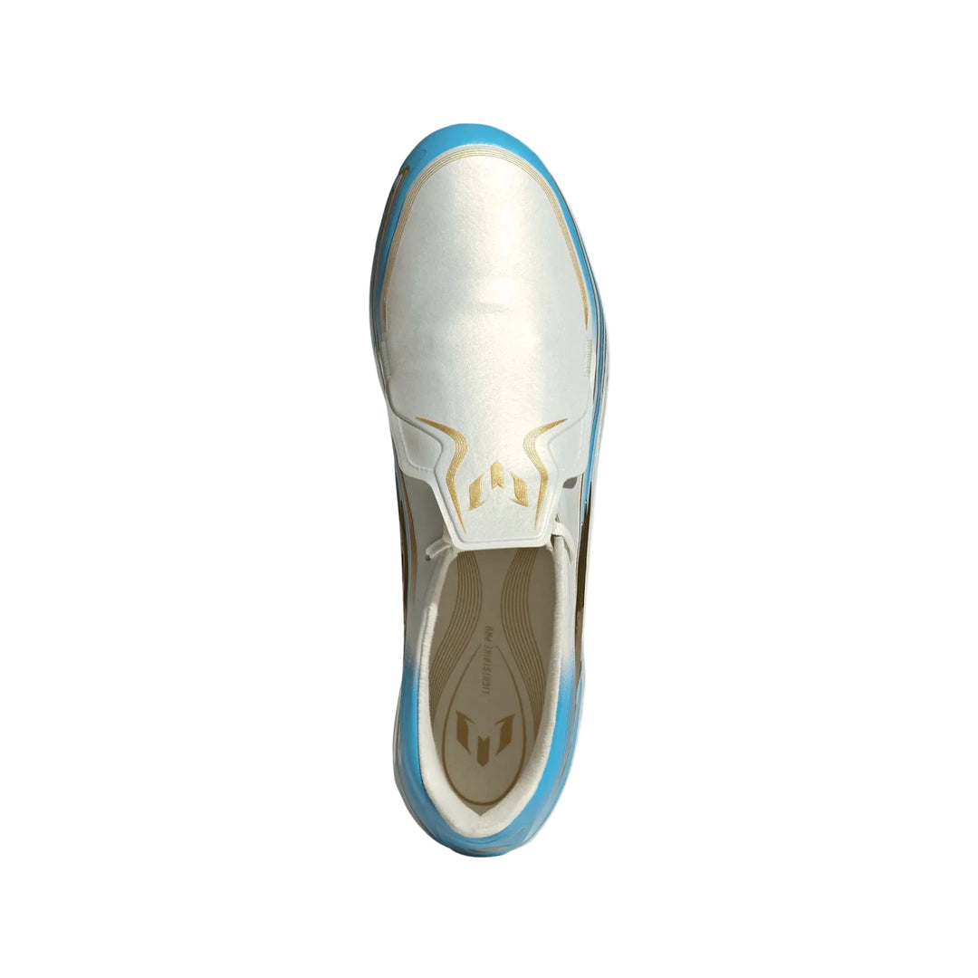 adidas F50 Messi Elite FG - Ivory/Blue Men's Footwear - Third Coast Soccer