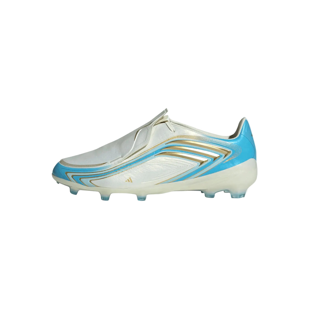 adidas Junior F50 Messi Elite FG - Ivory/Blue