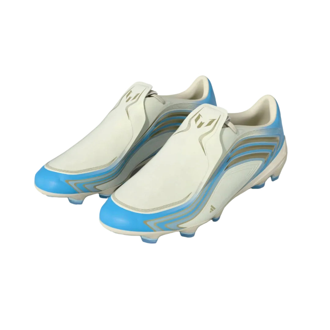 adidas F50 Messi Pro FG - Ivory/Blue Men's Footwear - Third Coast Soccer