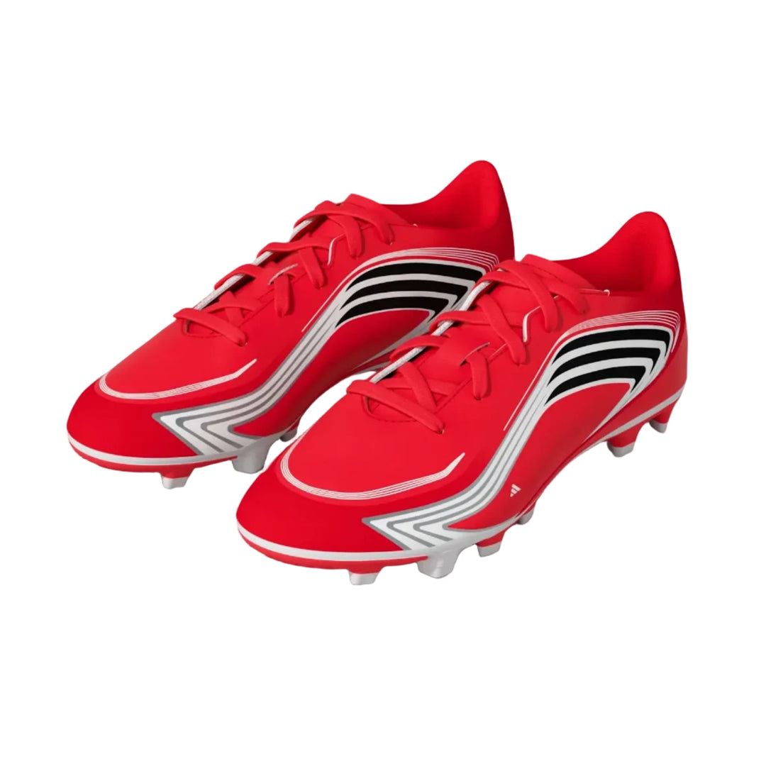 adidas Youth F50 Messi Club FG - Red/Black Youth Footwear Lucid Red/Core Black Youth 1 - Third Coast Soccer