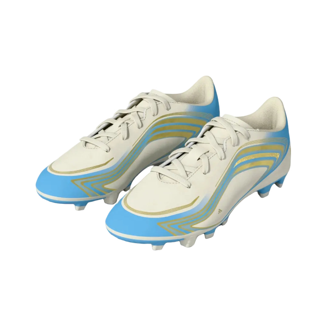 adidas Youth F50 Messi Club FG - Ivory Youth Footwear - Third Coast Soccer