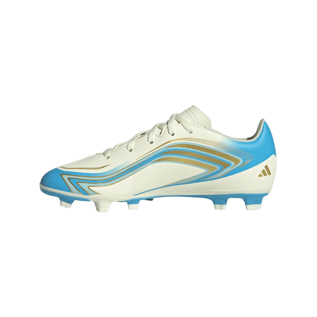 adidas Youth F50 Messi Club FG - Ivory Youth Footwear - Third Coast Soccer