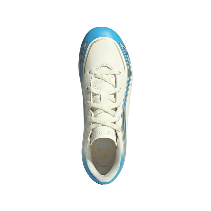 adidas Youth F50 Messi Club FG - Ivory Youth Footwear - Third Coast Soccer