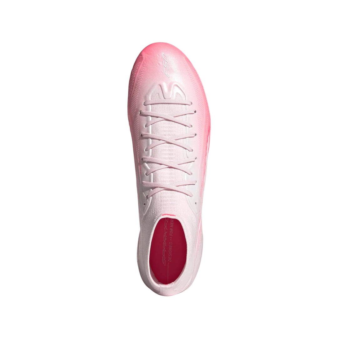 adidas Women's F50 Sparkfusion Elite FG - Solar Turbo/White Women's Footwear - Third Coast Soccer