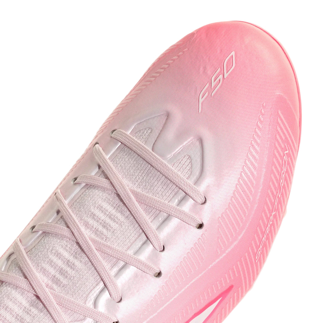 adidas Women's F50 Sparkfusion Elite FG - Solar Turbo/White Women's Footwear - Third Coast Soccer