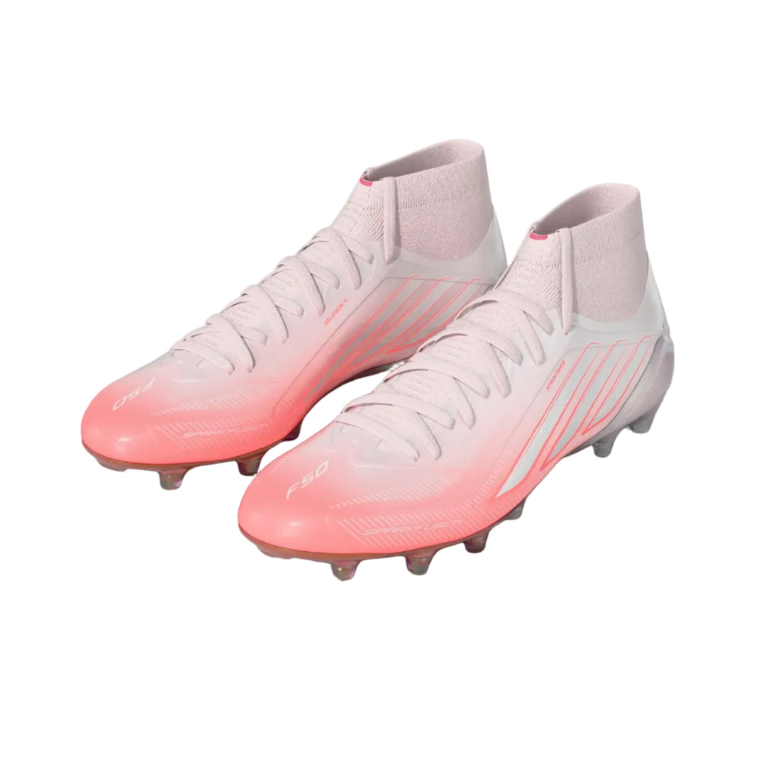 adidas Women's F50 Sparkfusion Pro FG - Solar Turbo/White Women's Footwear Solar Turbo/Feather White Womens 6.5 - Third Coast Soccer