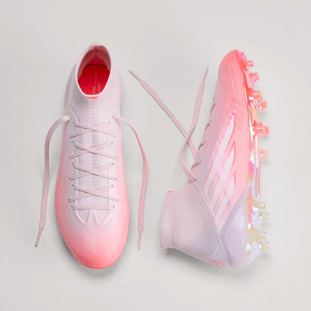 adidas Women's F50 Sparkfusion Elite FG - Solar Turbo/White Women's Footwear - Third Coast Soccer