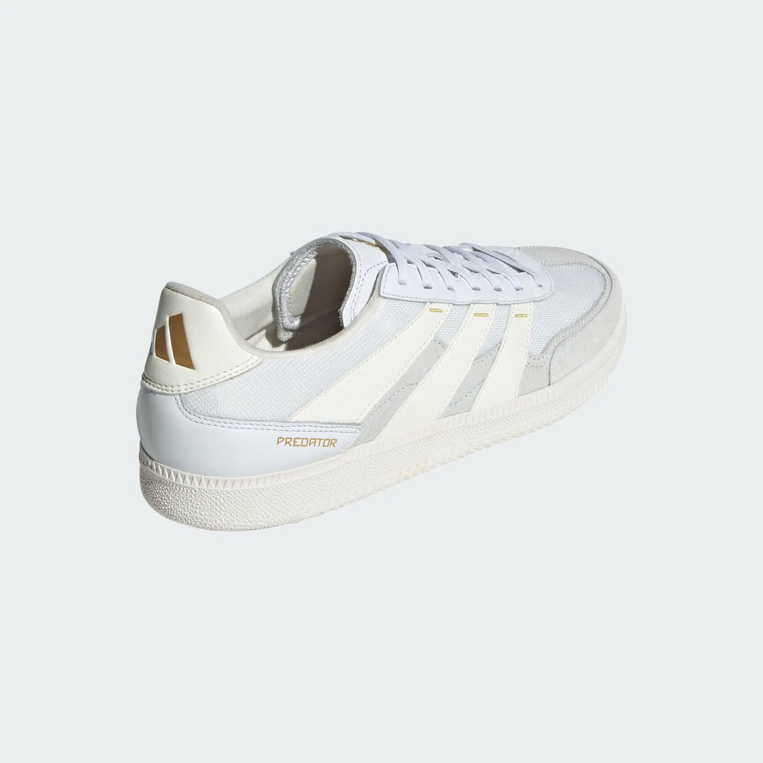 adidas Predator Freestyle - White/White/Gold Mens Indoor   - Third Coast Soccer