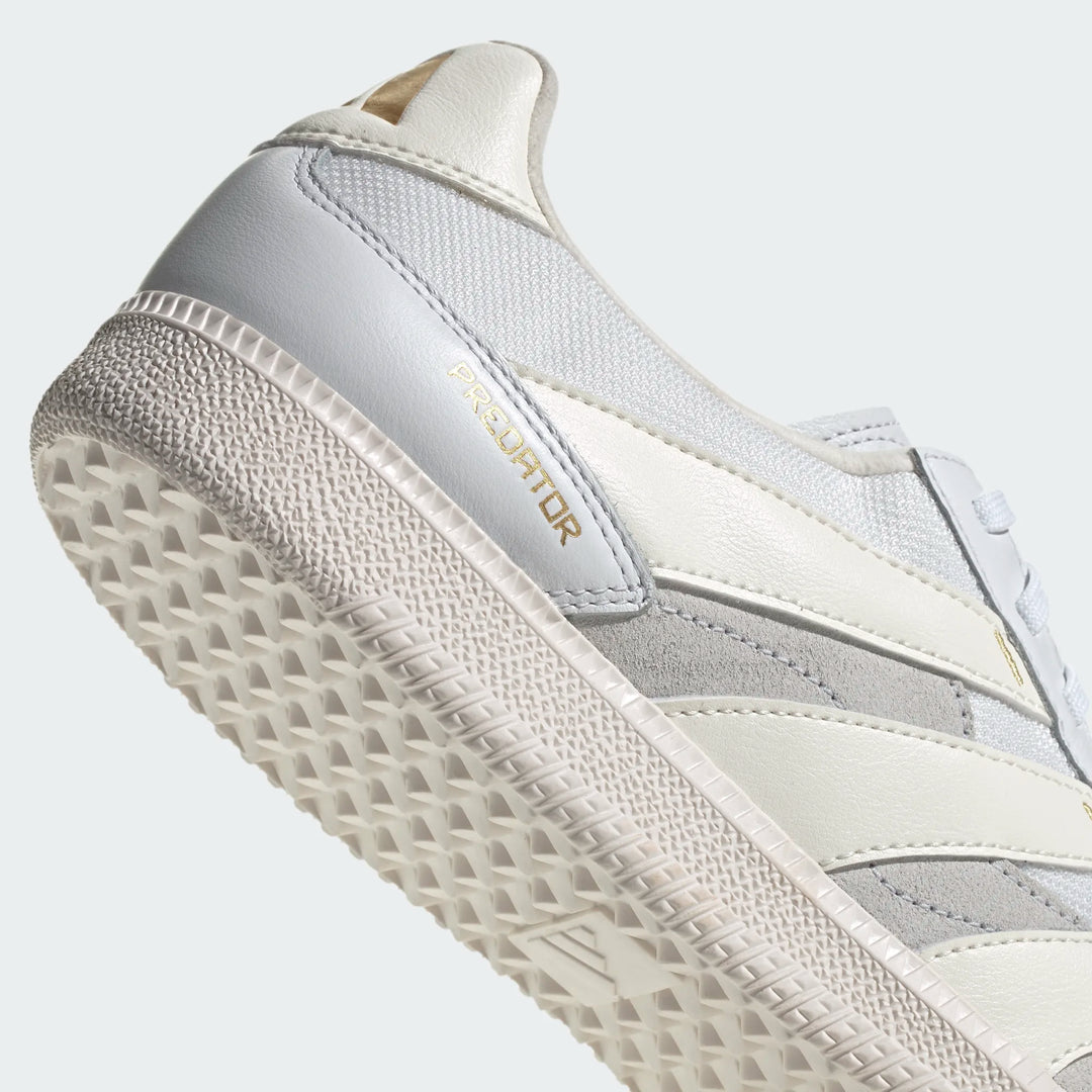 adidas Predator Freestyle - White/White/Gold Mens Indoor   - Third Coast Soccer