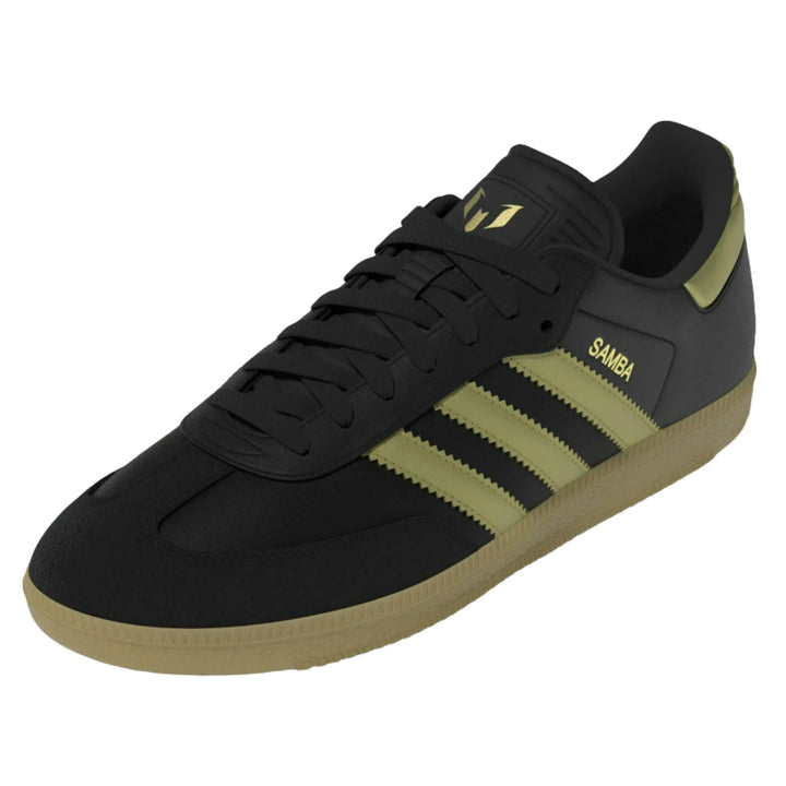 adidas Samba Messi - Black/Gold Mens Indoor   - Third Coast Soccer