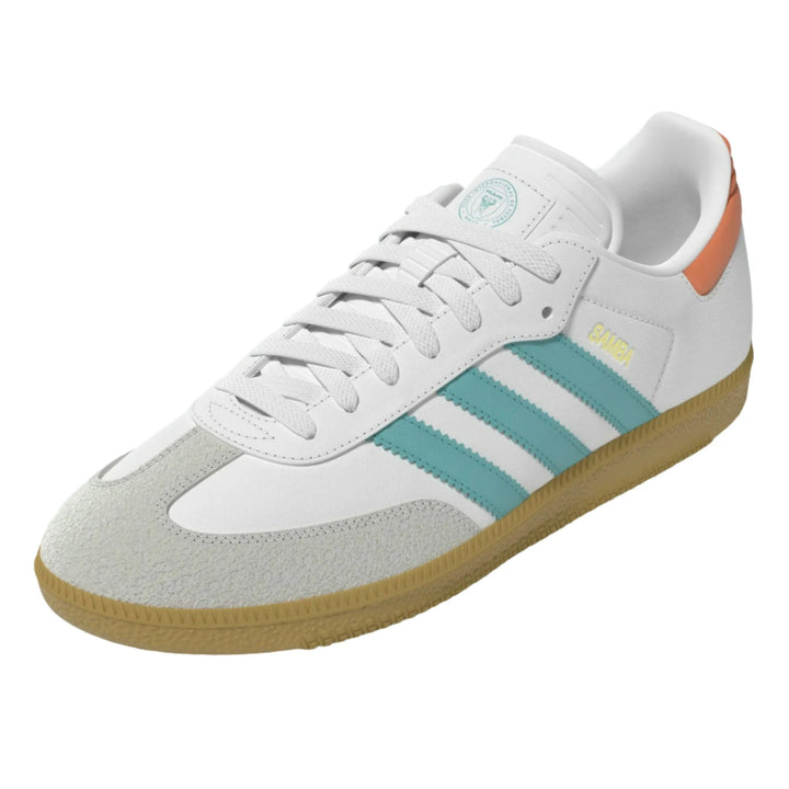 adidas Samba Inter Miami - White/Mint Mens Indoor   - Third Coast Soccer