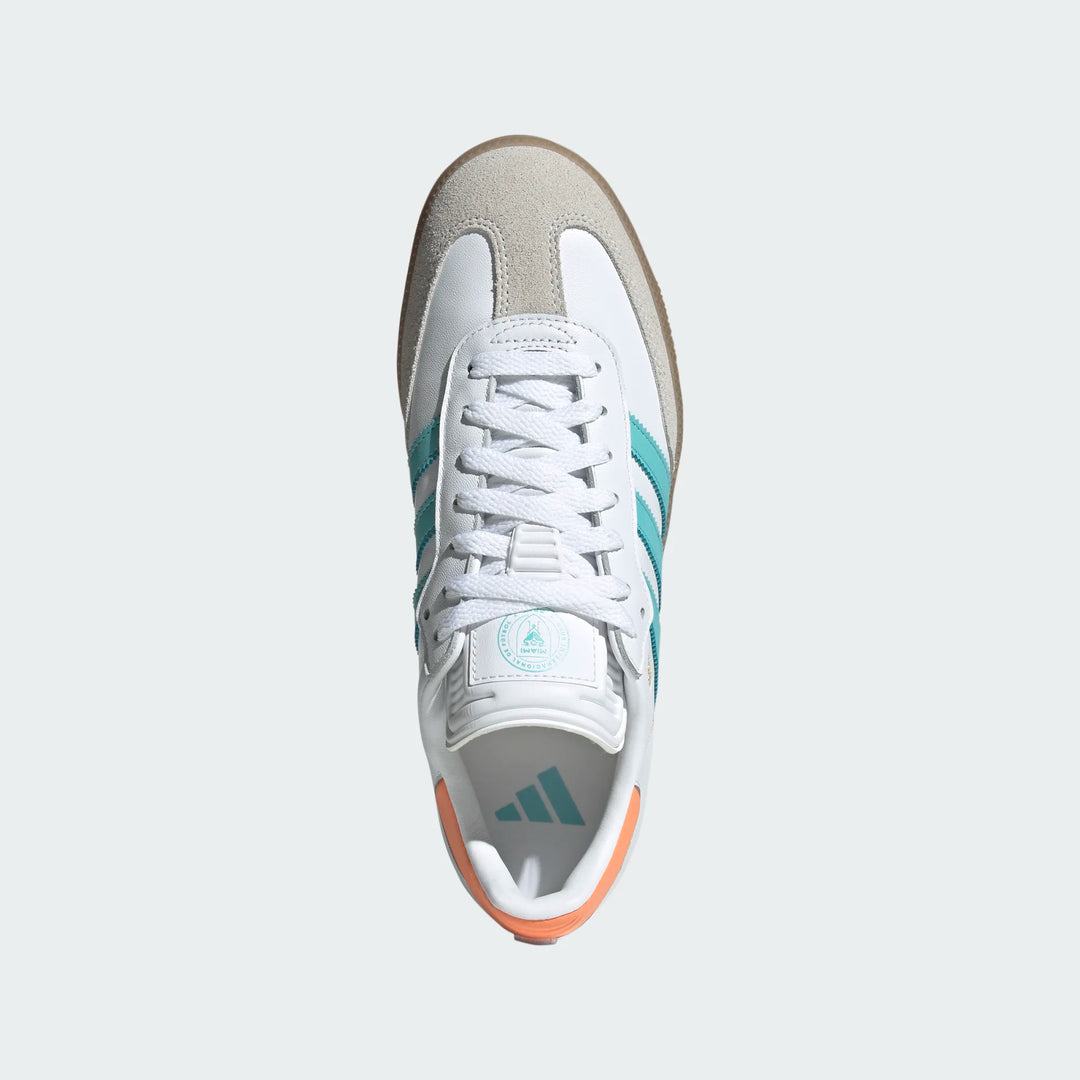 adidas Samba Inter Miami - White/Mint Mens Indoor   - Third Coast Soccer