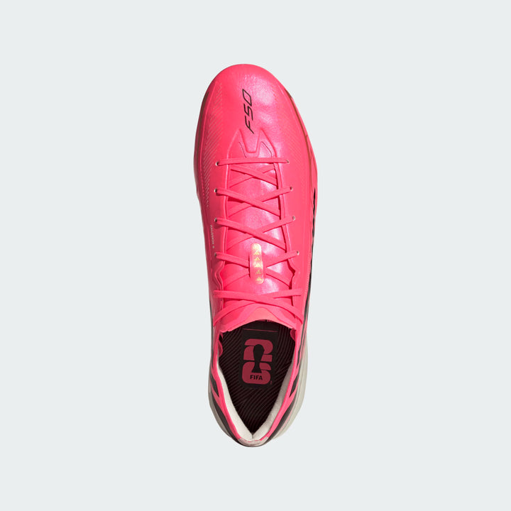adidas F50 Hyperfast Pro FG - Solar Turbo/Black Men's Footwear - Third Coast Soccer