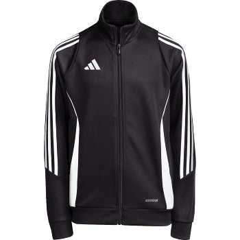 adidas Youth Tiro 24 Training Jacket - Black/White Jackets   - Third Coast Soccer