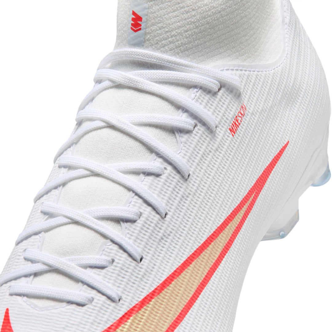 Nike Mercurial Superfly 11 Academy FG - White/Crimson Men's Footwear - Third Coast Soccer