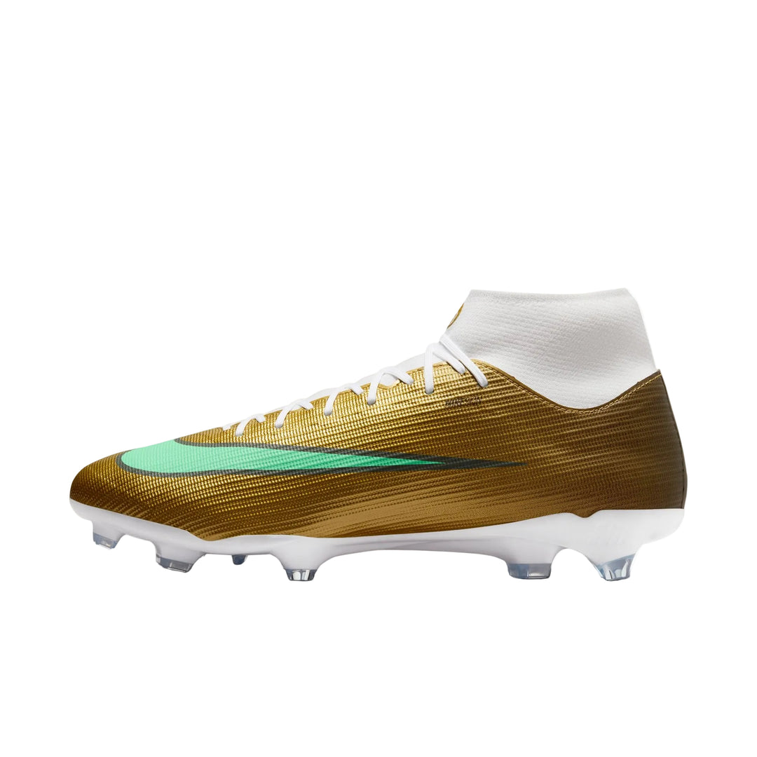 Nike Mercurial Superfly 11 Academy Mbappe FG - Gold/Green Men's Footwear - Third Coast Soccer