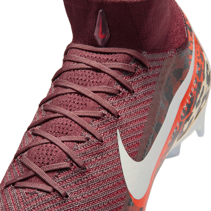 Nike United Superfly 10 Elite FG - Burgundy/Silver Men's Footwear - Third Coast Soccer