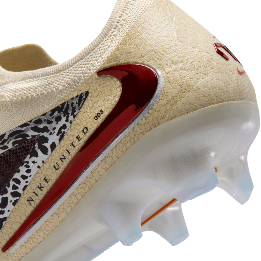 Nike United Phantom 6 Low Elite FG - Burgundy/Silver Men's Footwear - Third Coast Soccer