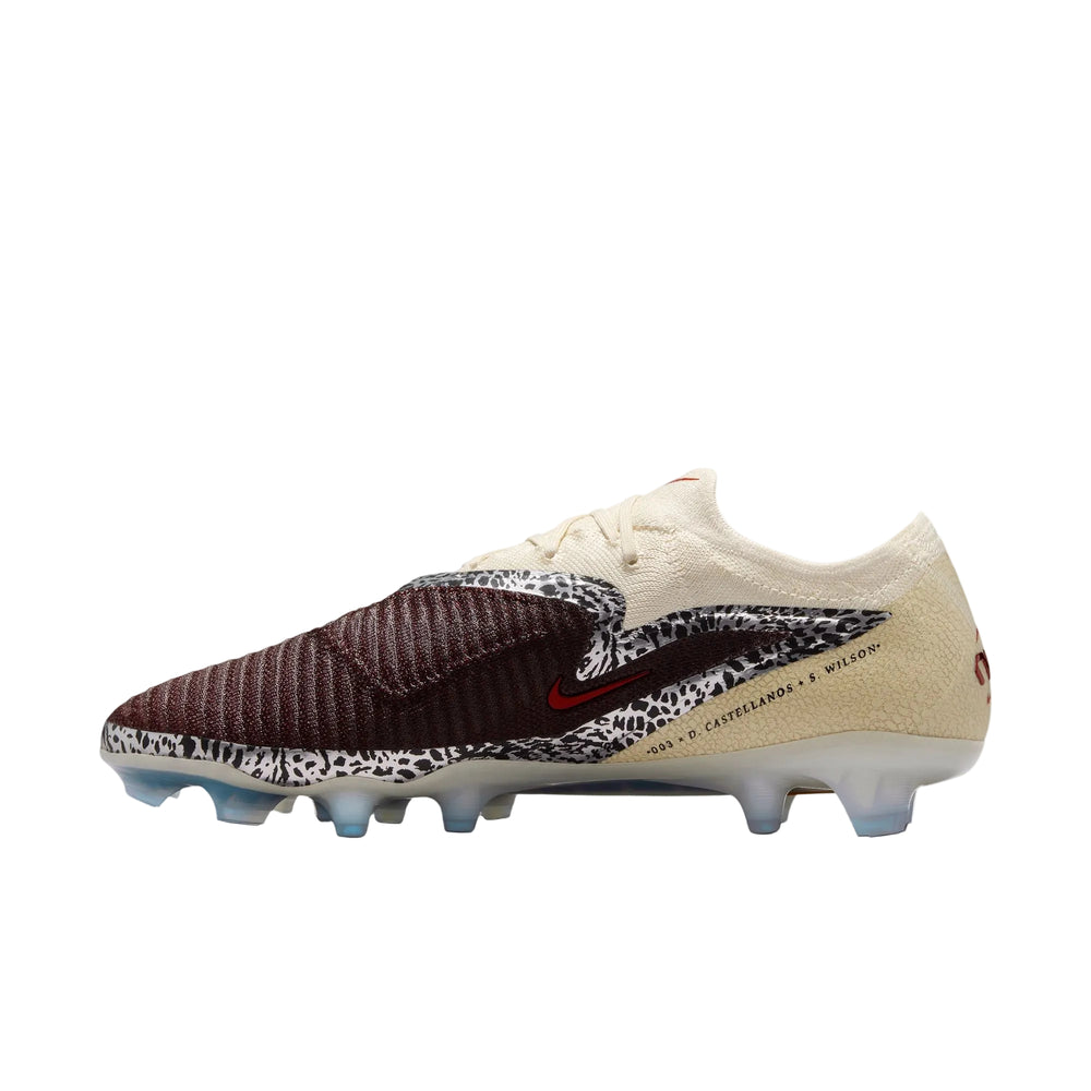 Nike United Phantom 6 Low Elite FG - Burgundy/Silver Men's Footwear - Third Coast Soccer