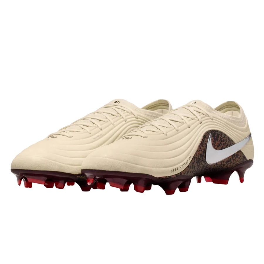 Nike United Tiempo Maestro Elite FG - Fossil/Silver/Burgundy Men's Footwear Fossil/Metallic Silver/Burgundy Crush Mens 6.5 - Third Coast Soccer