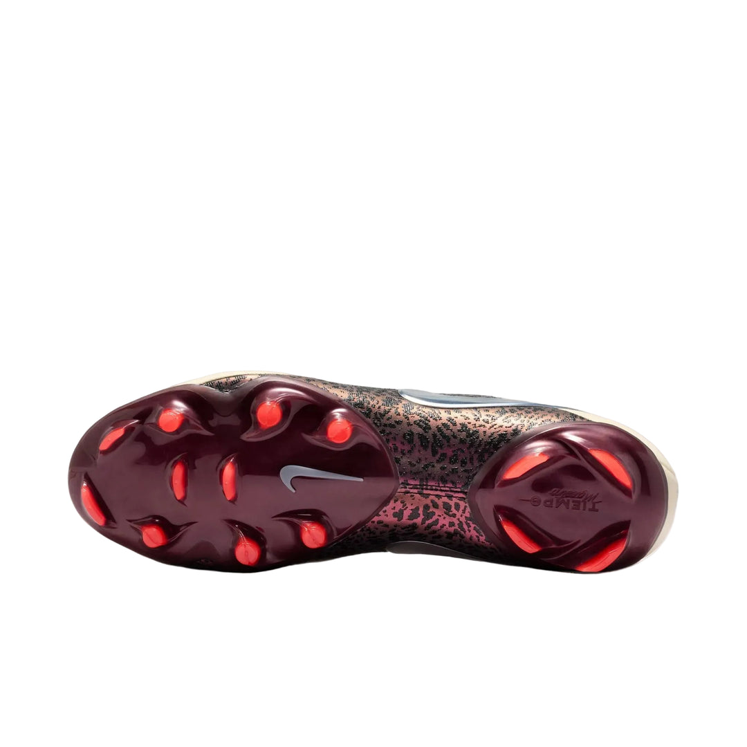 Nike United Tiempo Maestro Elite FG - Fossil/Silver/Burgundy Men's Footwear - Third Coast Soccer