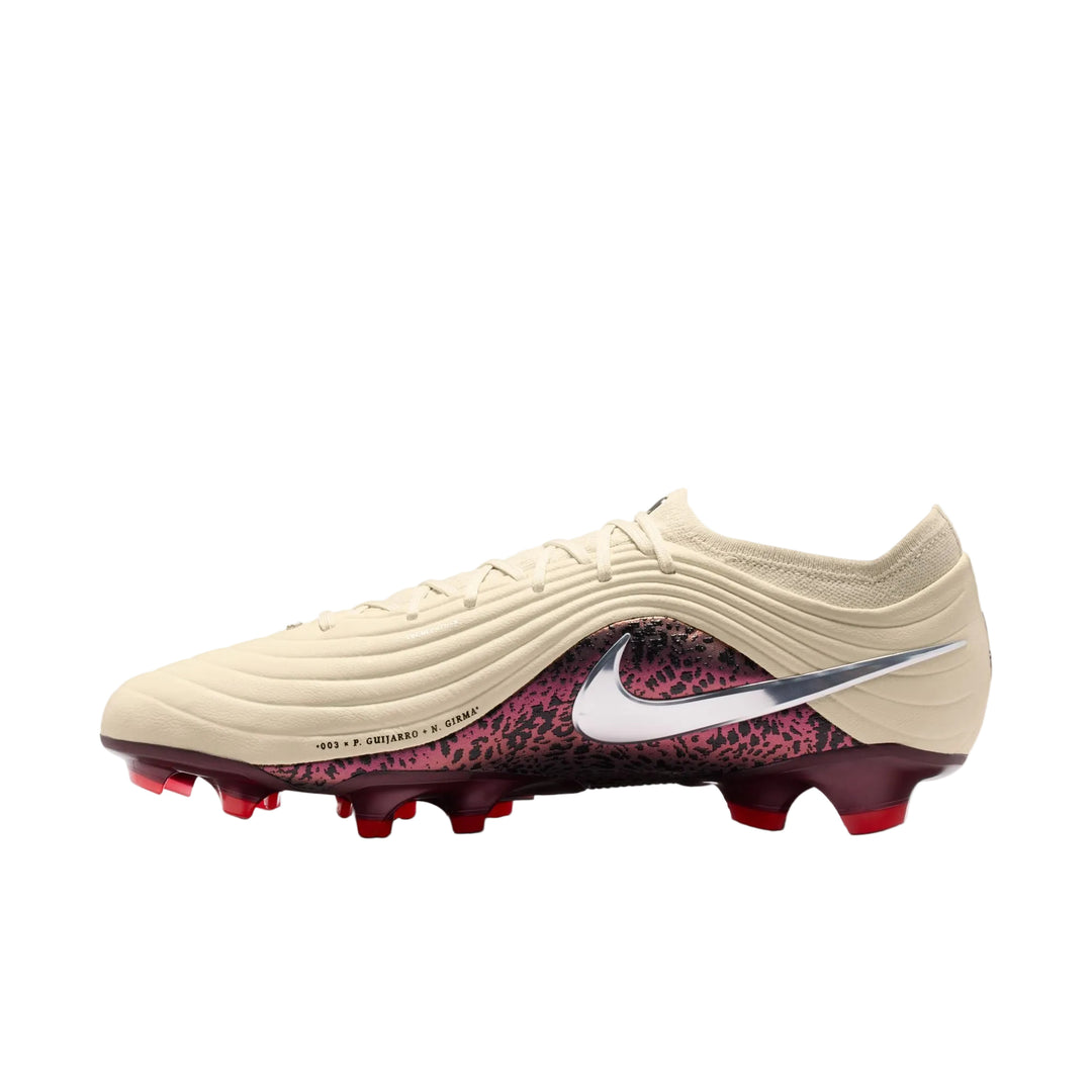 Nike United Tiempo Maestro Elite FG - Fossil/Silver/Burgundy Men's Footwear - Third Coast Soccer