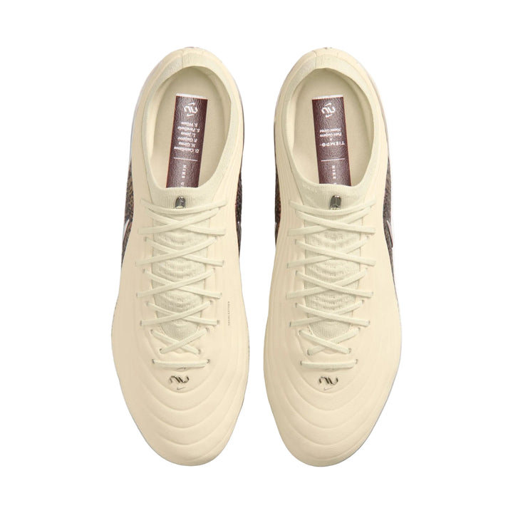 Nike United Tiempo Maestro Elite FG - Fossil/Silver/Burgundy Men's Footwear - Third Coast Soccer
