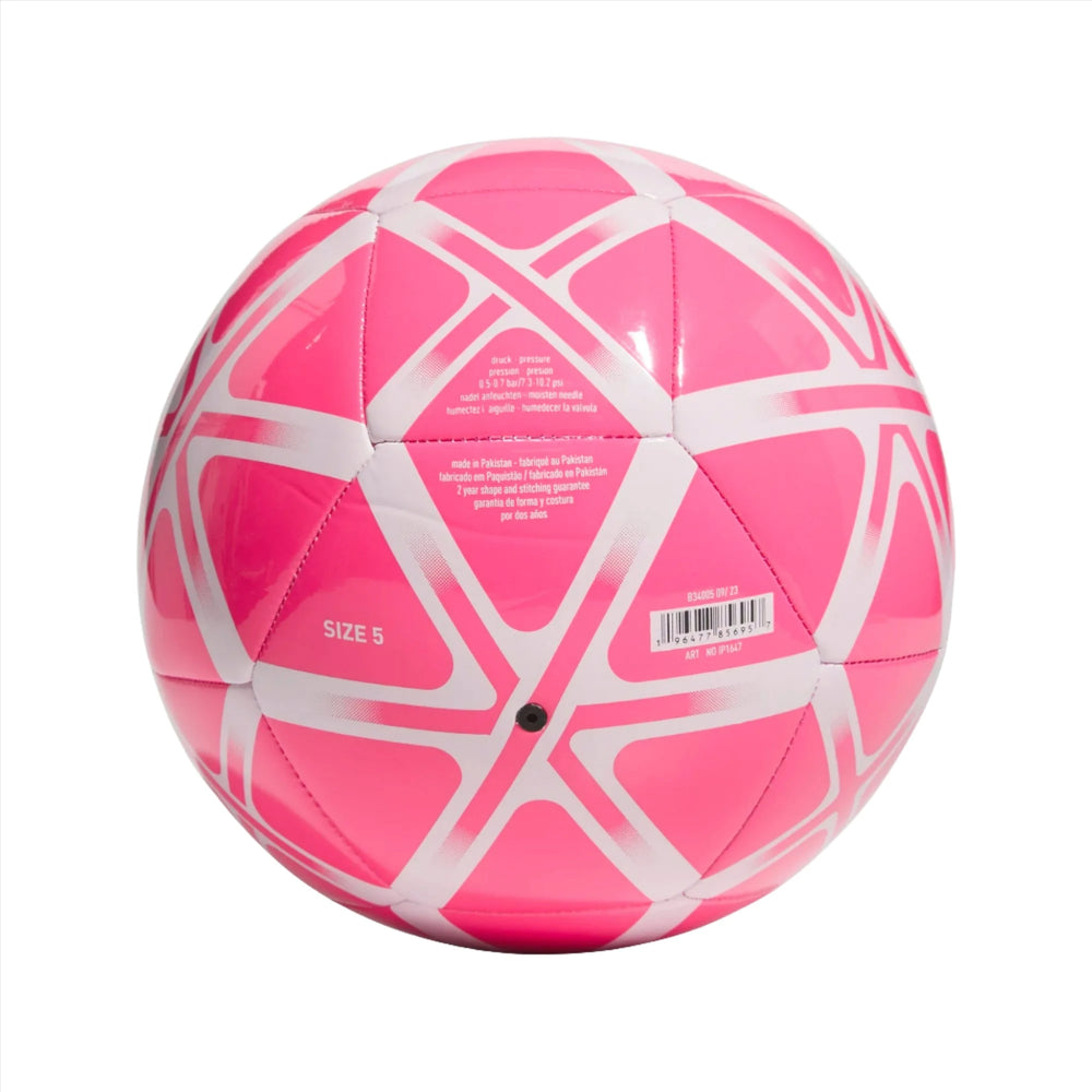 adidas Starlancer Club Ball - Solar Pink/White Balls   - Third Coast Soccer