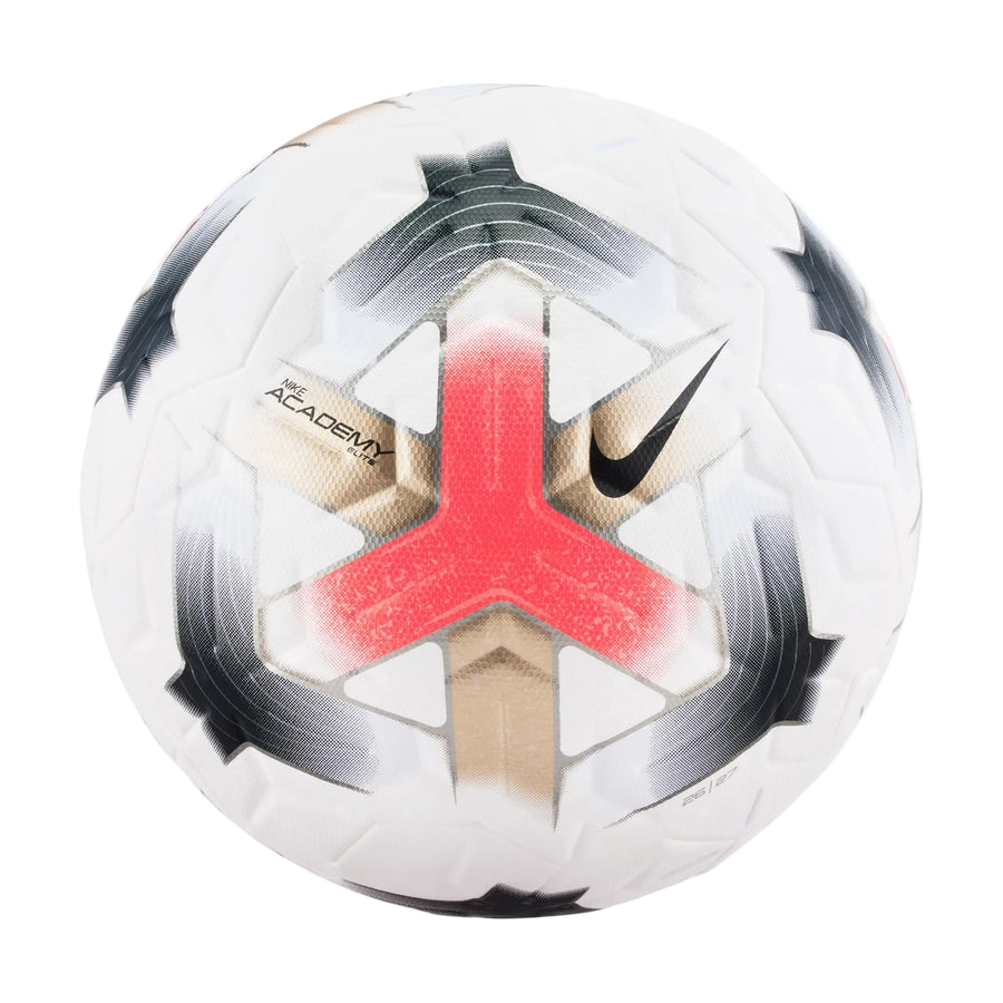 Nike Academy Elite Ball - White/Crimson/Black Balls White/Bright Crimson/Anthracite/Black 5 - Third Coast Soccer