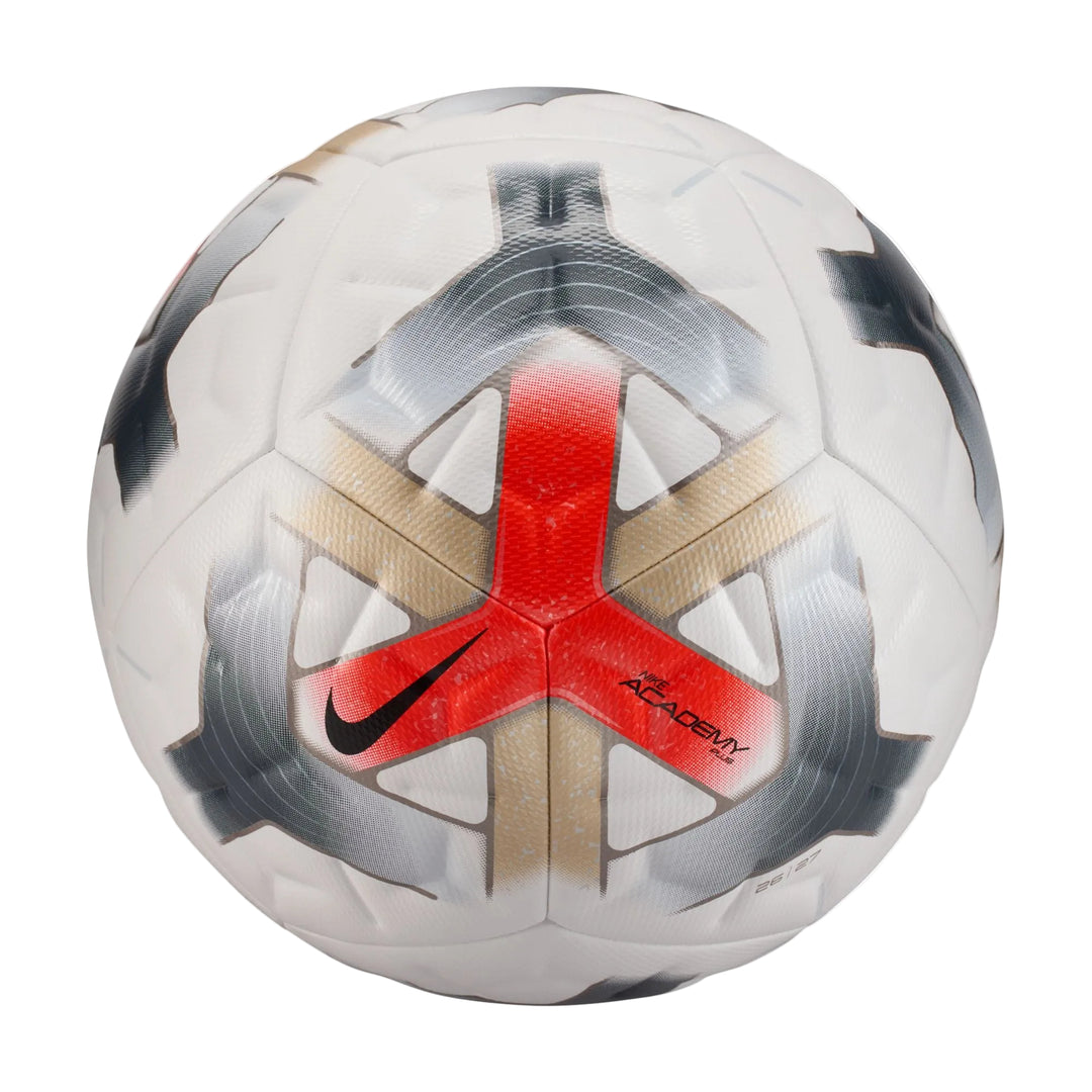 Nike Academy Plus Ball - White/Crimson/Anthracite