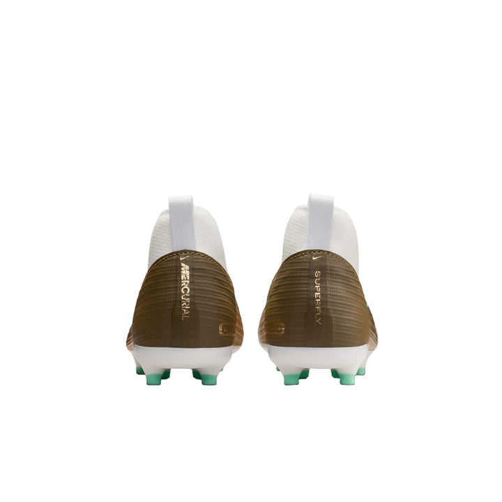 Nike Youth Mercurial Superfly 11 Academy Mbappe FG - Gold/Green Youth Footwear - Third Coast Soccer