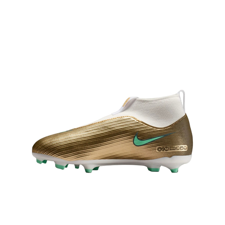 Nike Youth Mercurial Superfly 11 Academy Mbappe FG - Gold/Green Youth Footwear - Third Coast Soccer