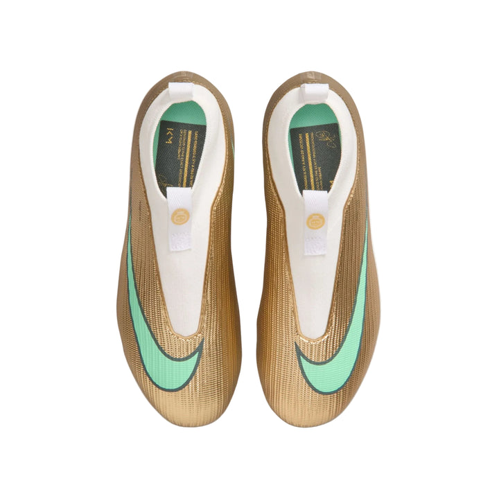 Nike Youth Mercurial Superfly 11 Academy Mbappe FG - Gold/Green Youth Footwear - Third Coast Soccer