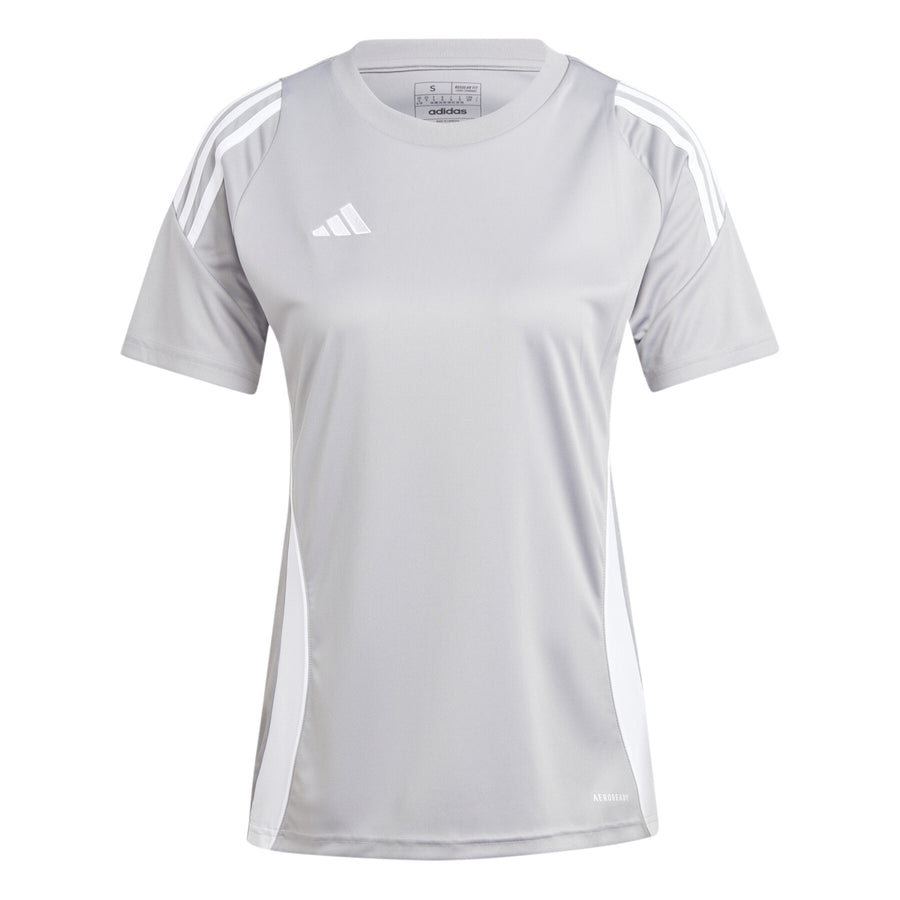 adidas Women's Tiro 24 Jersey - Grey/White Jerseys Team Mid Grey/White Womens XSmall - Third Coast Soccer