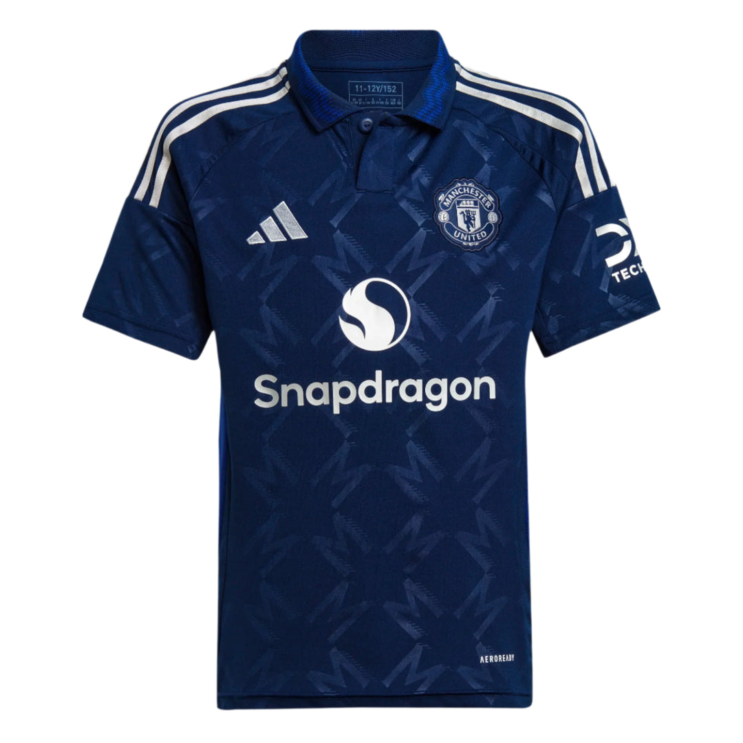 adidas Youth Manchester United Away Jersey 24/25 Club Replica - Third Coast Soccer